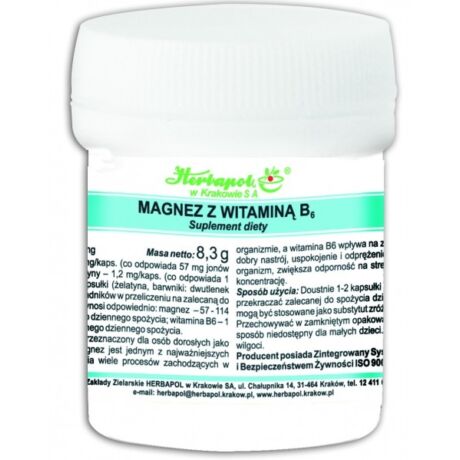 magnezium-kapszula-b6-vitaminnal-30-db